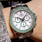 BL Factory Replica Rolex Daytona Swiss 4130 Green Ceramic Bezel Men Watch